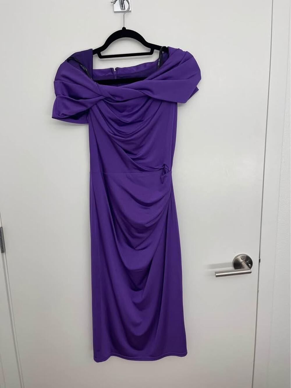 Tadashi Soji Over The Shoulder Cocktail Dress